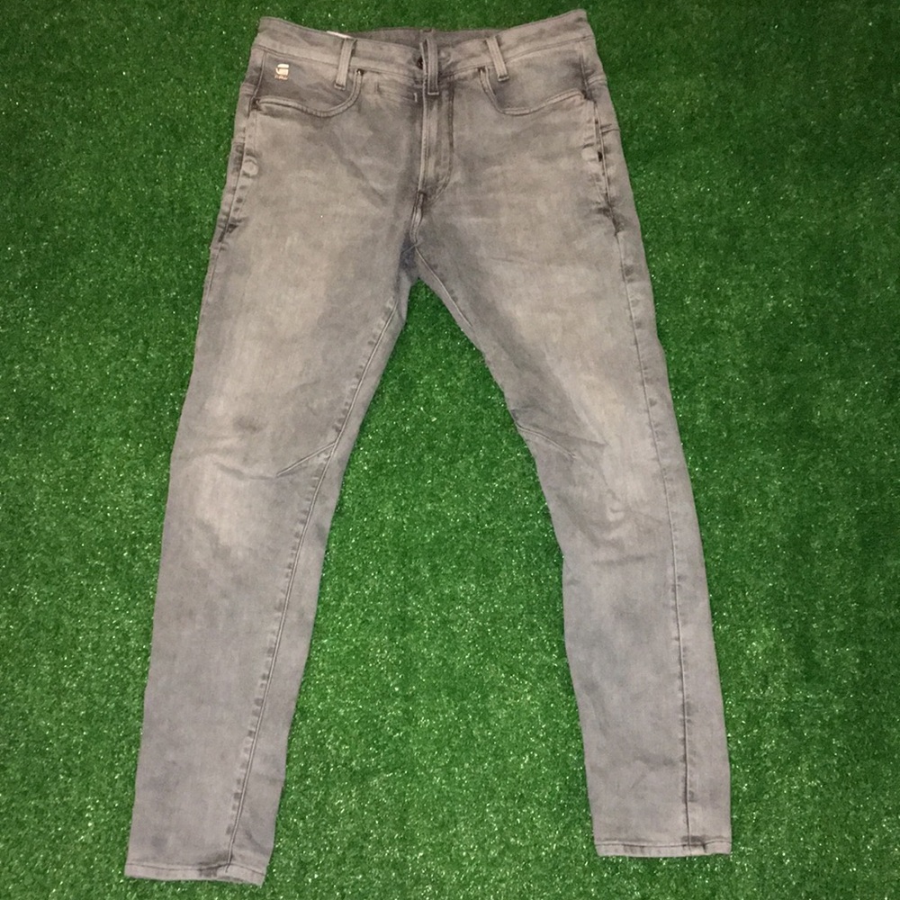 Gstar grey skinny jeans waist size 30 Length 32